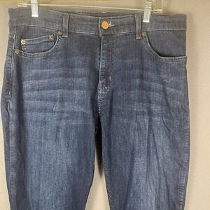Mugsy Jeans Men's 35x32 Blue Fultons Stretch Denim Pants Zip Fly Medium Wash